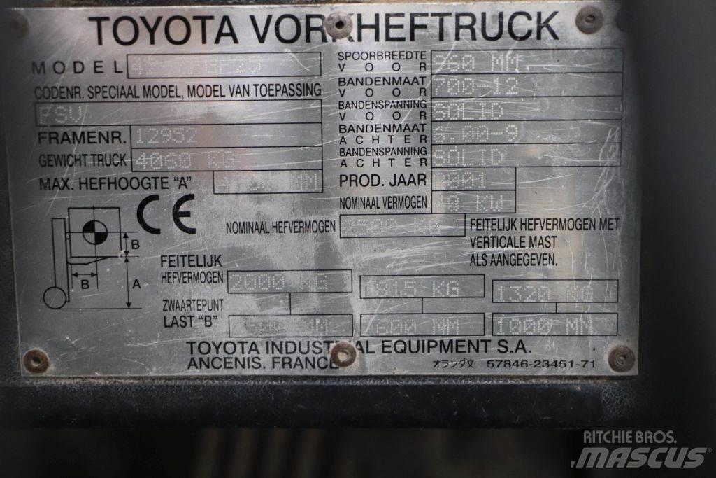 Toyota 42-7FGF25 Carretillas LPG