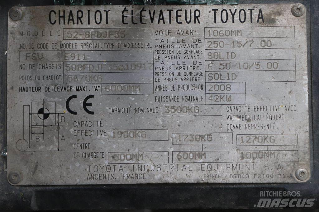 Toyota 52-8FDJF35 Carretillas diesel