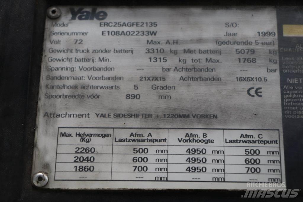 Yale ERC25AGF Carretillas de horquilla eléctrica