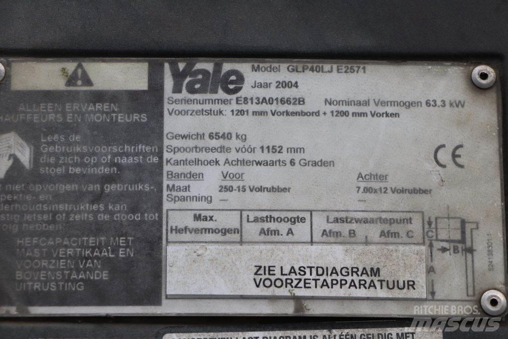 Yale GLP40LJ Carretillas LPG
