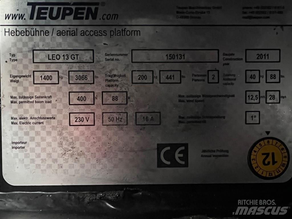 Teupen LEO 13 GT Plataforma elevadora autopropulsada