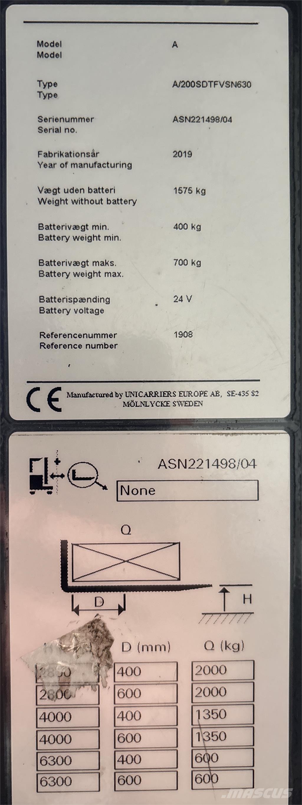 Atlet ASN200 Apiladores eléctricos autopropulsados