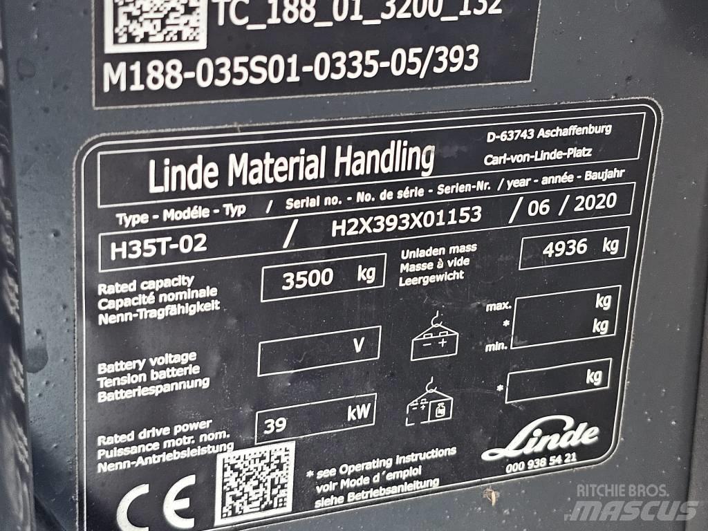 Linde H35T-02 Carretillas LPG
