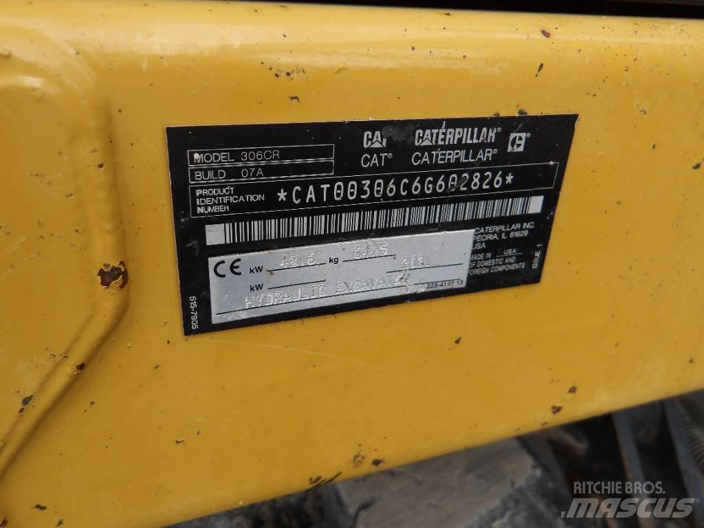 CAT 306 CR Mini excavadoras < 7t