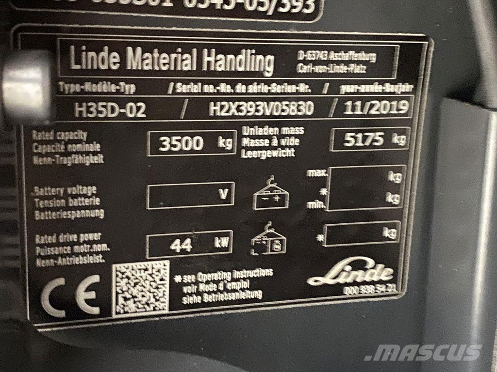 Linde H35D-02 Carretillas diesel