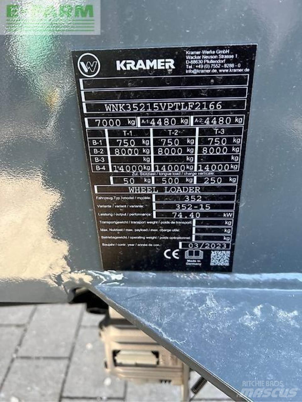 Kramer kl35.8t Manipuladores telescópicos agrícolas