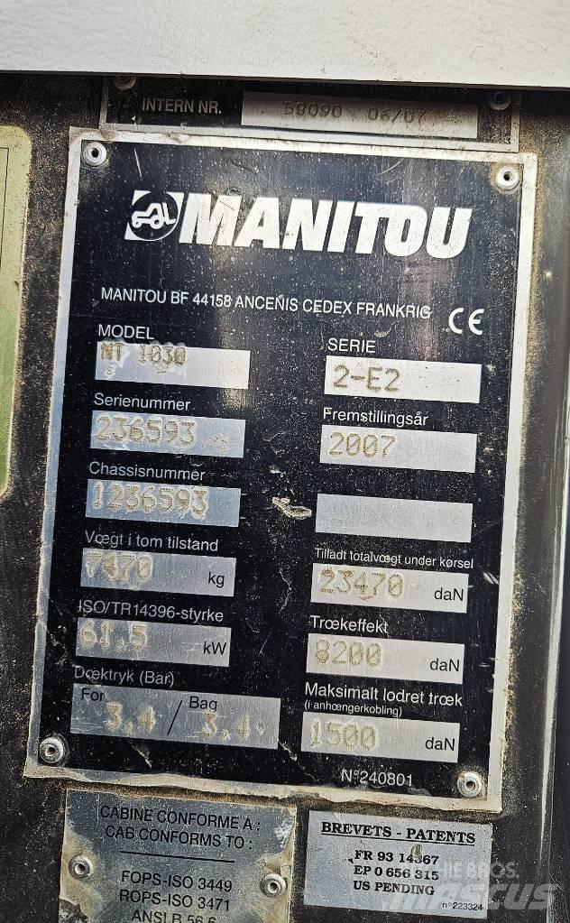 Manitou 1030 Carretillas telescópicas