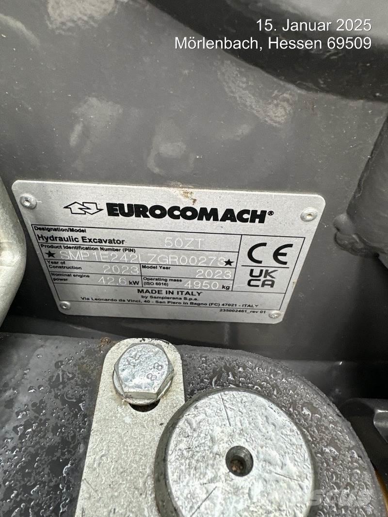 Eurocomach 50ZT Mini excavadoras < 7t