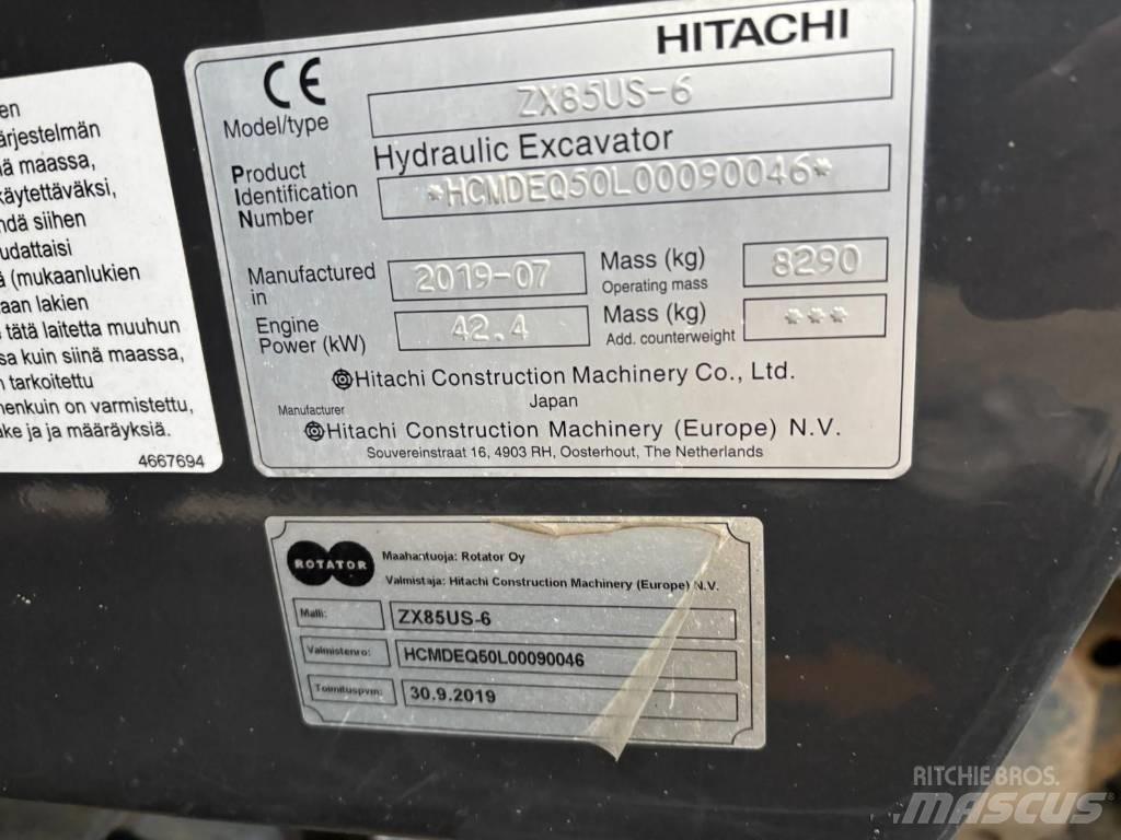 Hitachi ZX 85 US-6 Excavadoras 7t - 12t