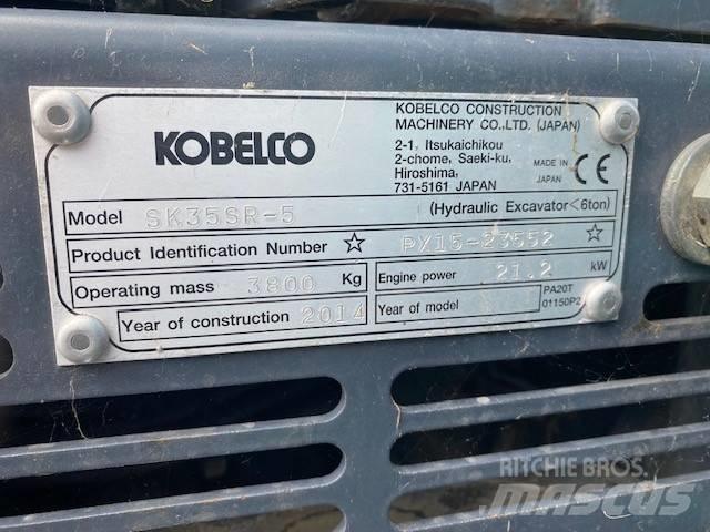Kobelco SK 35 SR-5 Mini excavadoras < 7t