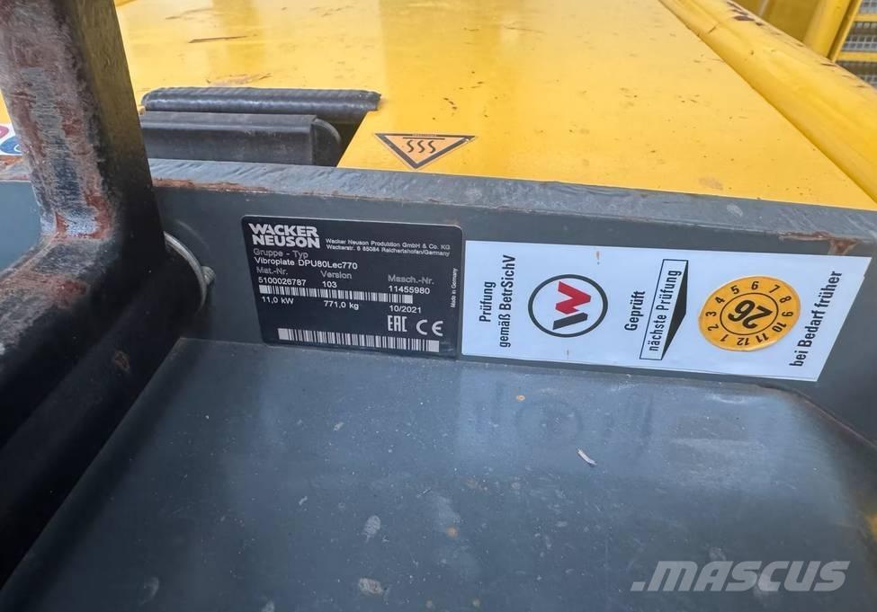 Wacker Neuson DPU 80 Vibradores
