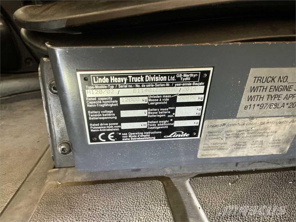 Linde H120D/1200 Carretillas diesel