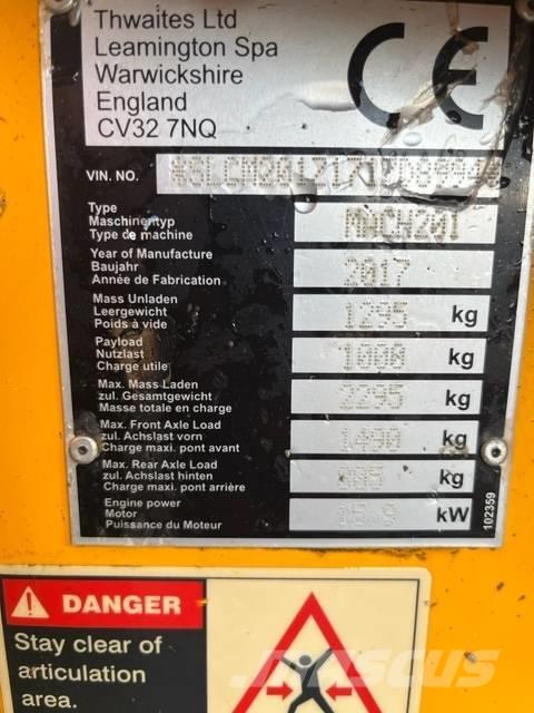 Thwaites Mach 201 Dúmpers de obra