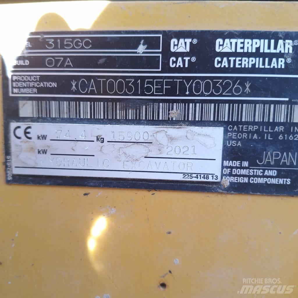 CAT 315 Excavadoras de cadenas