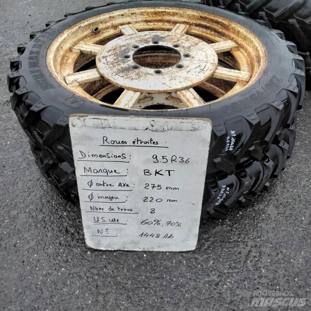 BKT 9.5R36 Neumáticos, ruedas y llantas