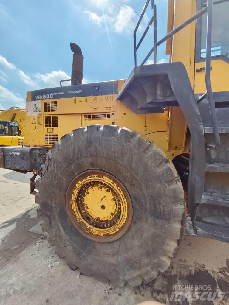 Komatsu WA 500 Cargadoras sobre ruedas