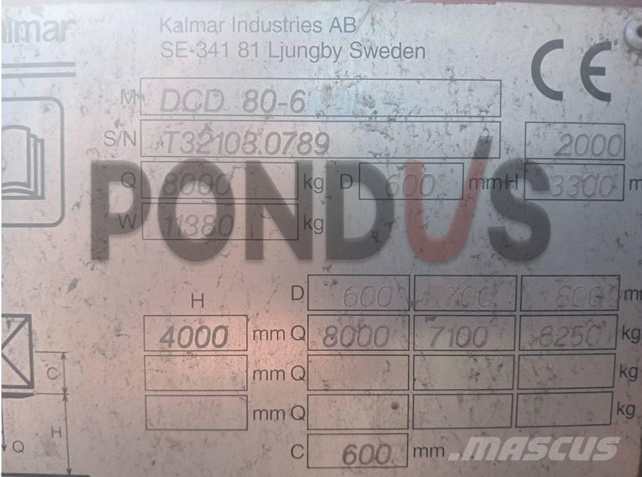 Kalmar DCD 80-6 Carretillas diesel
