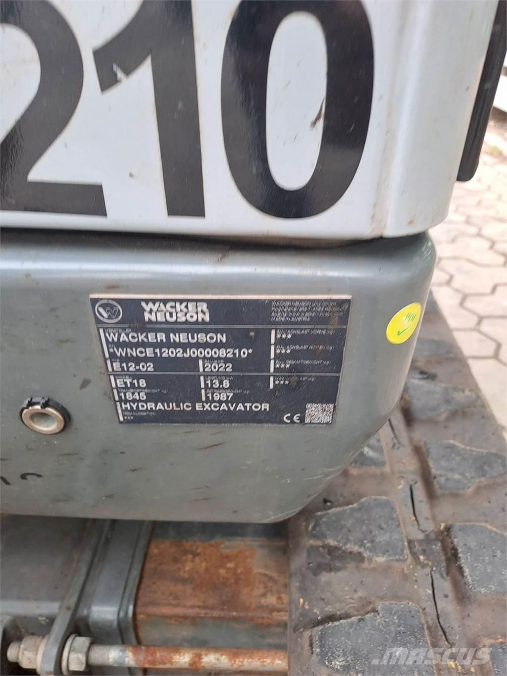 Wacker Neuson ET18 Excavadoras de cadenas