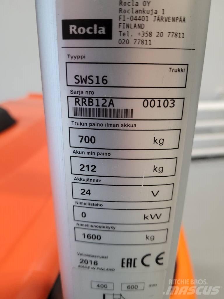 Rocla SWS 16 Apiladores eléctricos