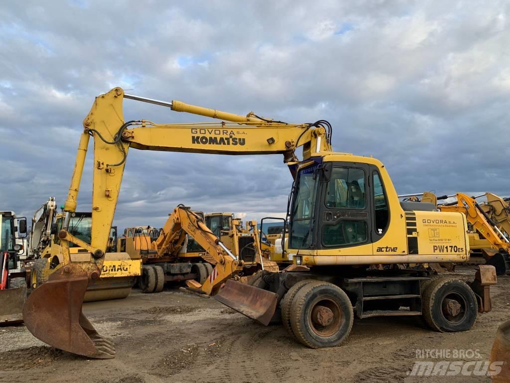 Komatsu PW 170 ES Excavadoras de ruedas