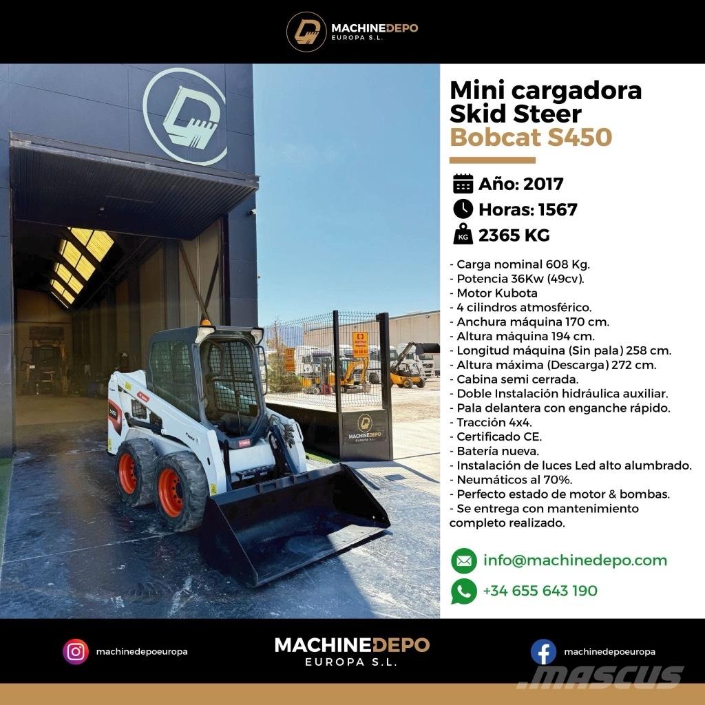 Bobcat S 450 Minicargadoras