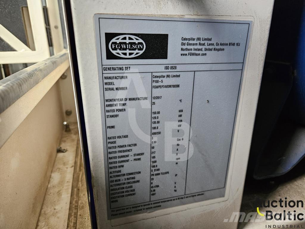 FG Wilson P150-5 Generadores diesel