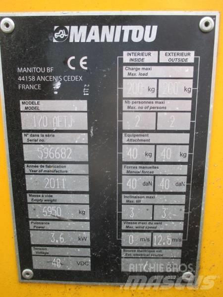 Manitou 170AETJ Plataforma de trabajo articulada