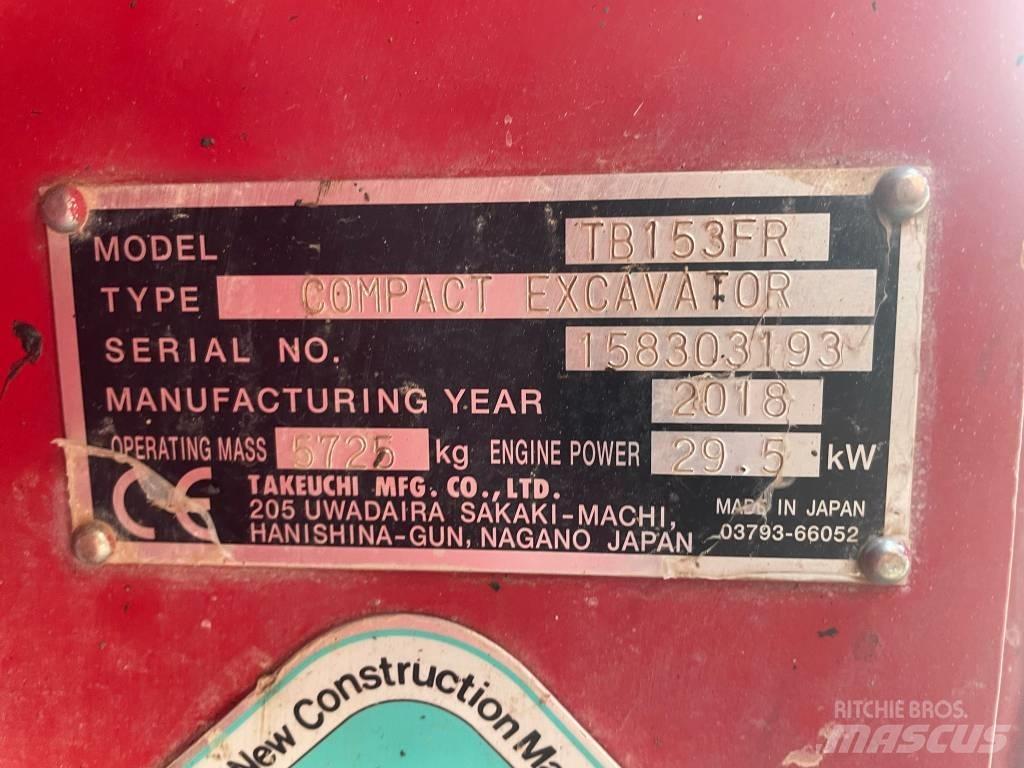 Takeuchi TB 153 FR Mini excavadoras < 7t