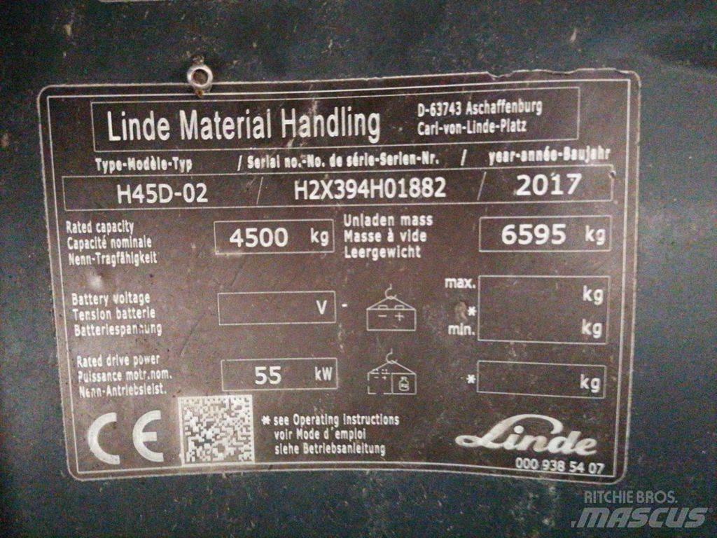 Linde H45D-02 Carretillas diesel