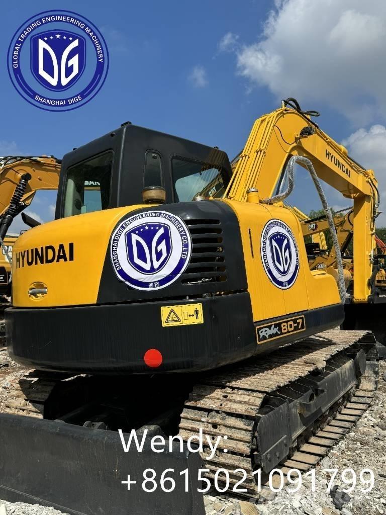 Hyundai 80-7 Excavadoras de cadenas