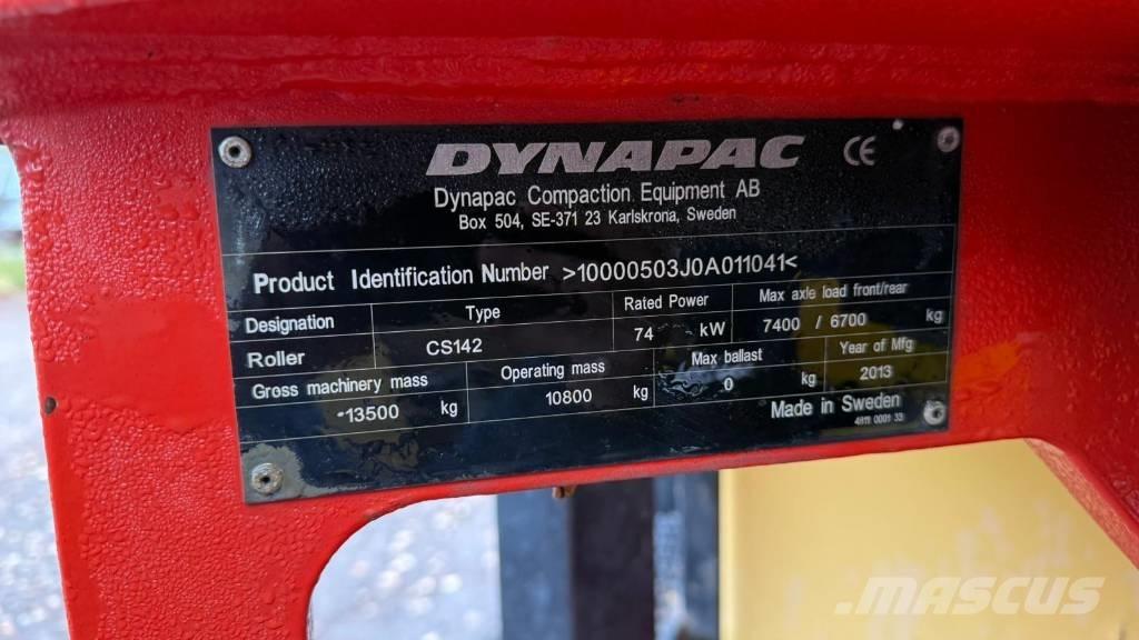 Dynapac CS 142 Rodillos de doble tambor