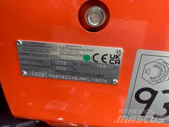 Kubota U 17-3 Mini excavadoras < 7t