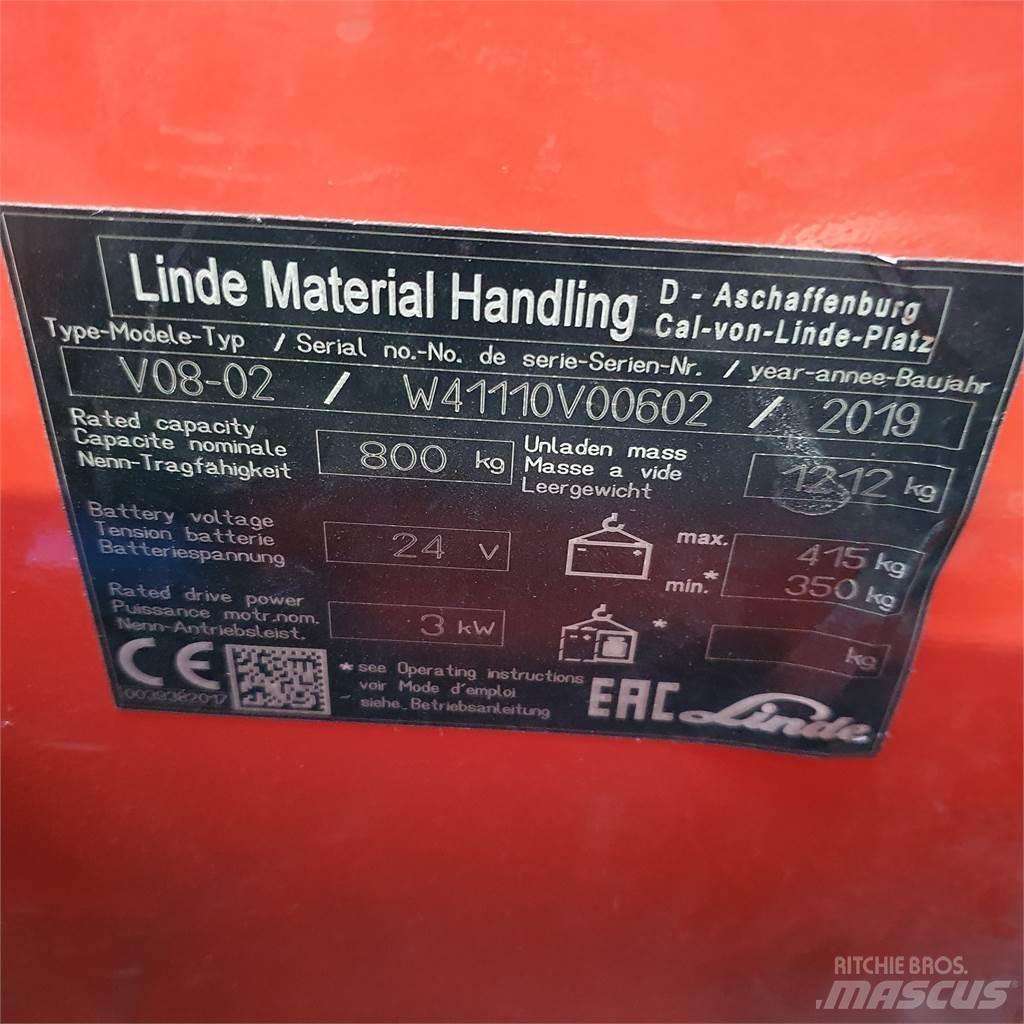 Linde V08-02 Recogepedidos de media altura