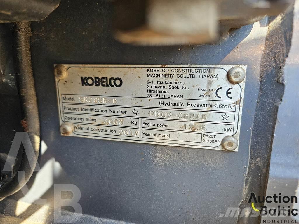 Kobelco SK28SR-6 Mini excavadoras < 7t