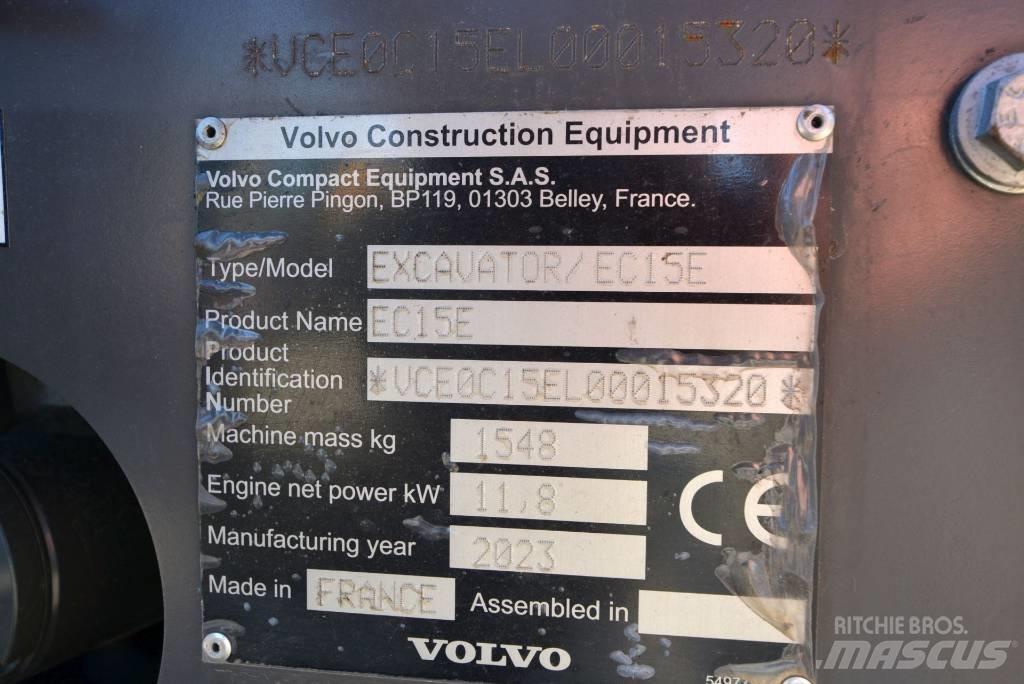 Volvo EC 15 E Mini excavadoras < 7t