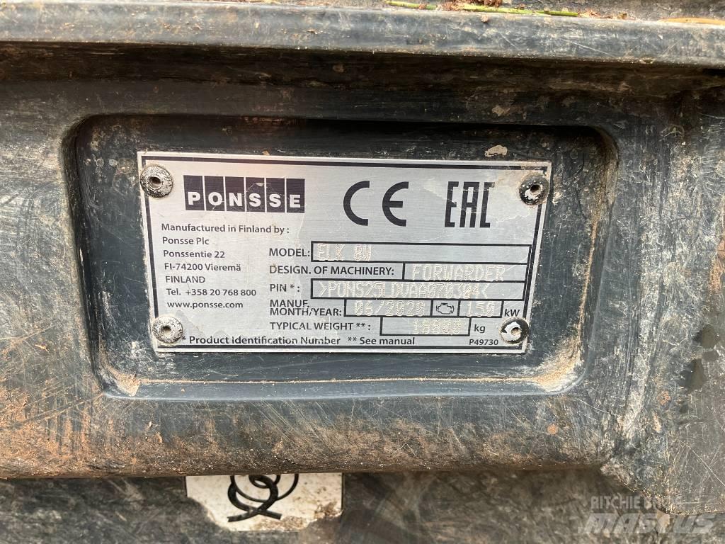 Ponsse ELK 8W Autocargadoras