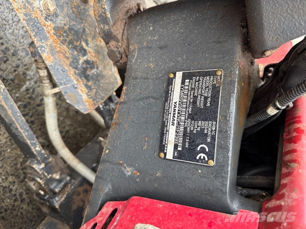 Yanmar SV08 (1F239) Mini excavadoras < 7t