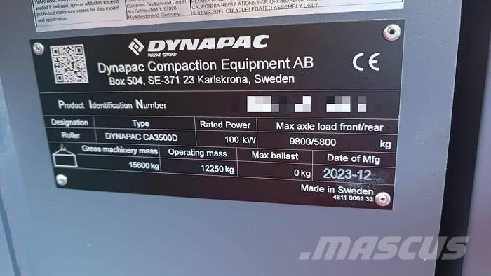 Dynapac CA3500D Otros rodillos