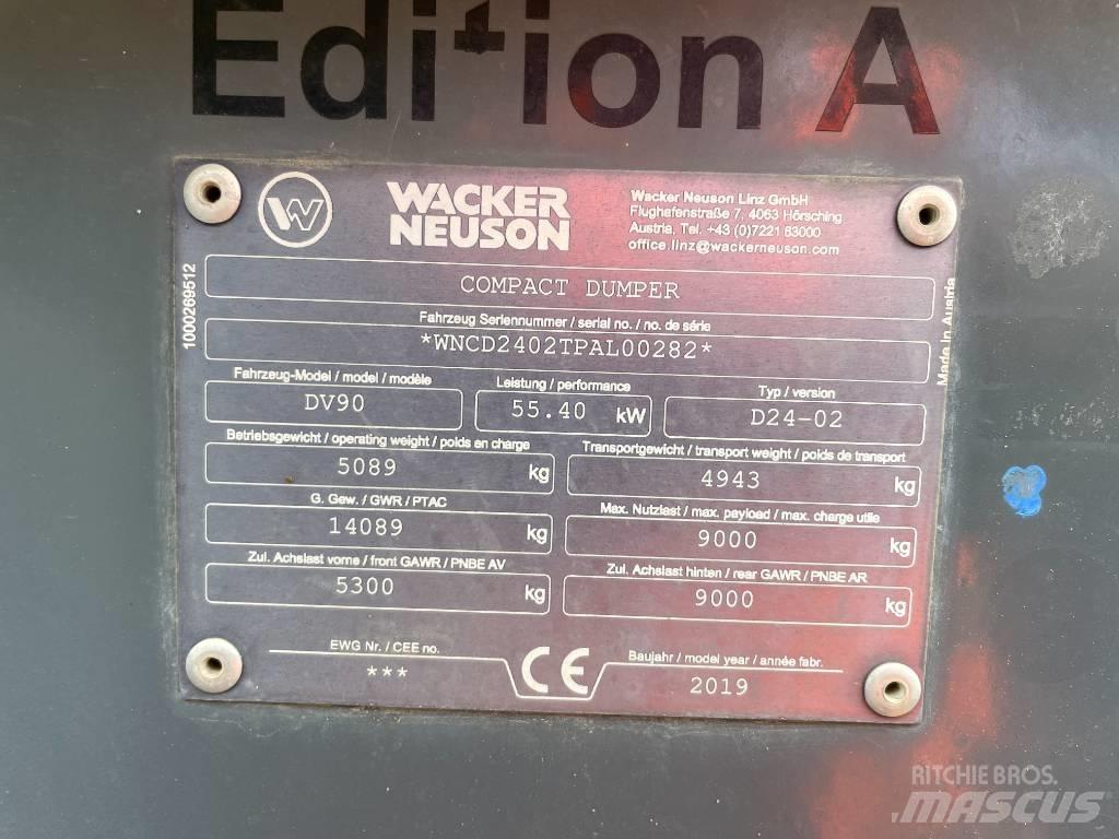Wacker Neuson DV 90 Dúmpers de obra