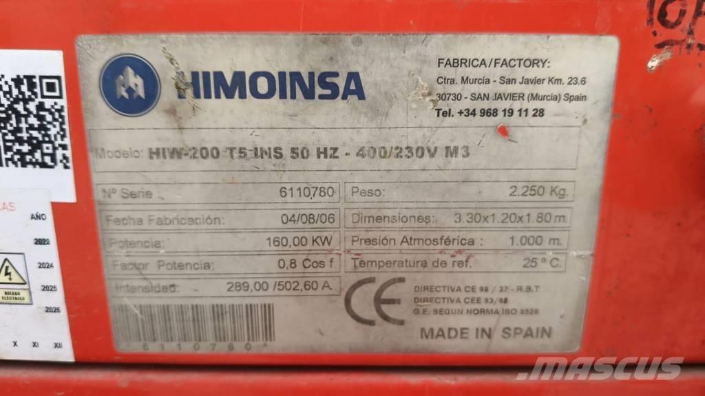 Himoinsa HIW 200 T5 Generadores diesel