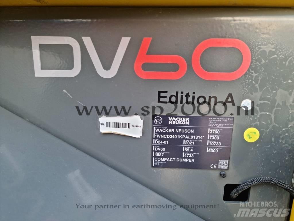 Wacker Neuson DV 60 Dúmpers de obra