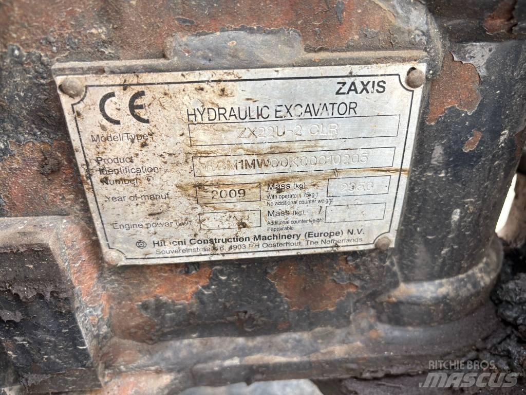 Hitachi ZX22U-2 Mini excavadoras < 7t