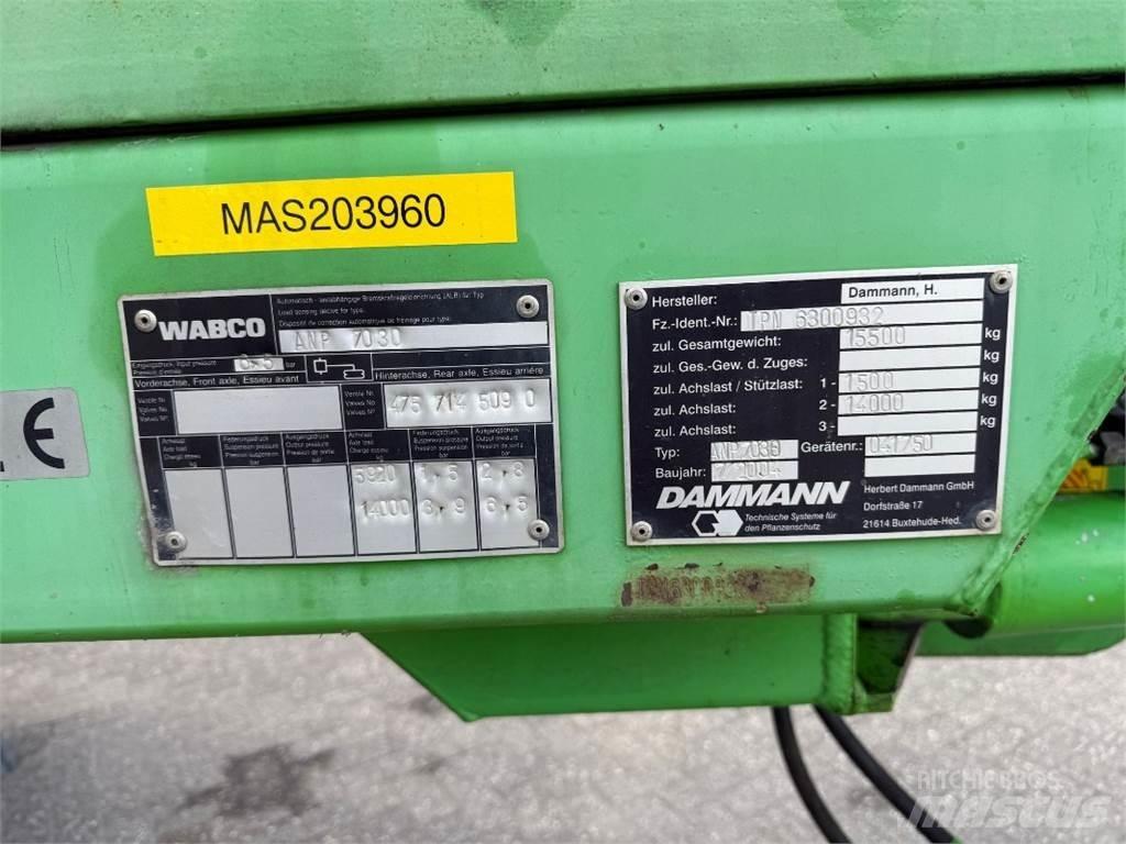 Dammann ANP 7030 Pulverizadores arrastrados