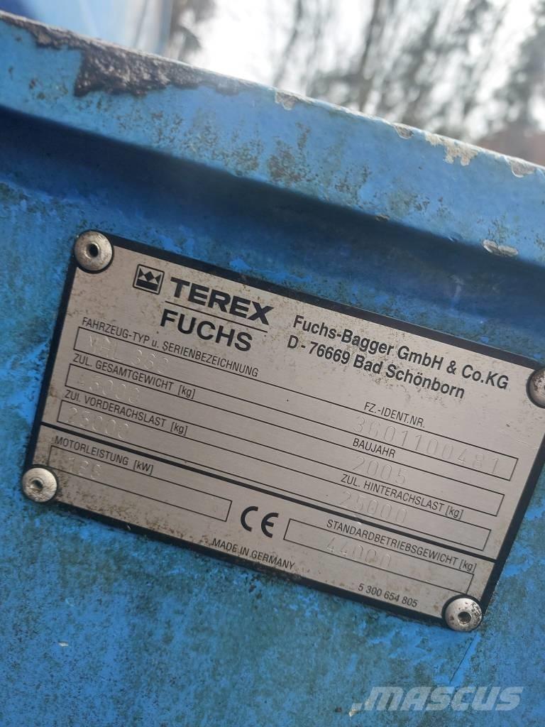 Terex Fuchs MHL 360 Excavadoras de demolición