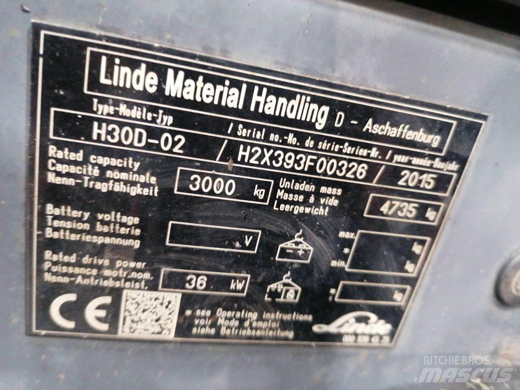Linde H30D-02 Carretillas diesel