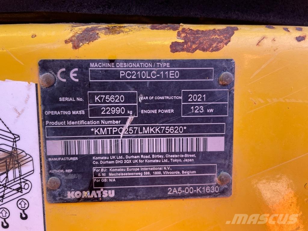 Komatsu PC 210 LC-11 Excavadoras de cadenas