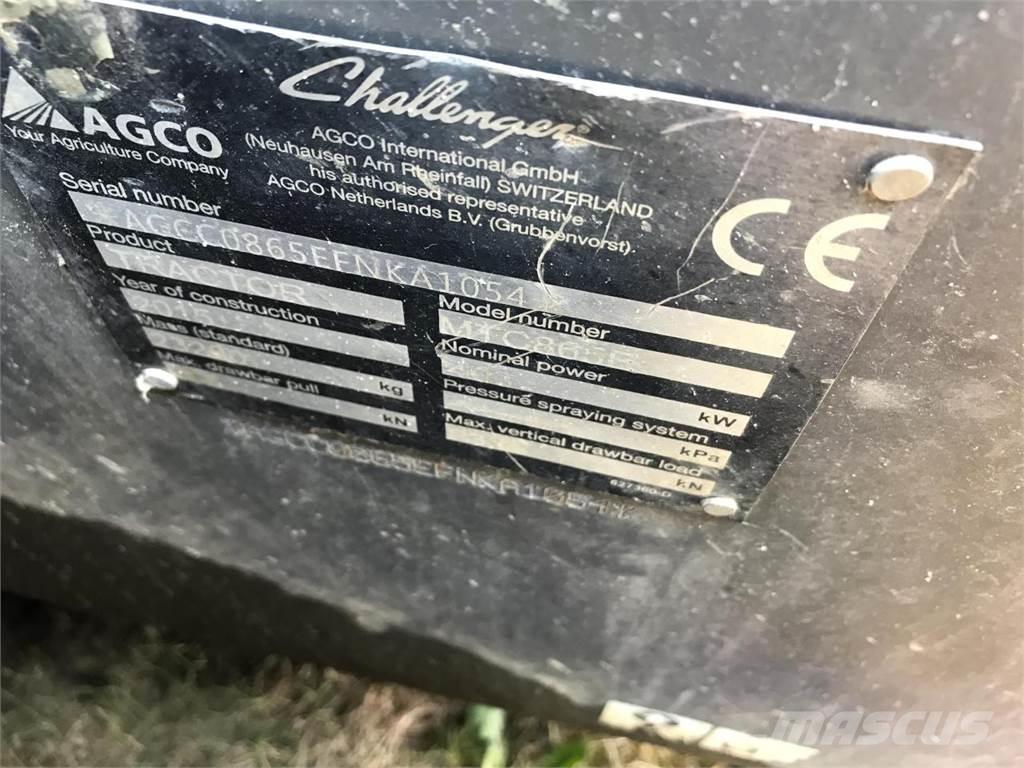 Challenger MT865E Cargadoras sobre orugas