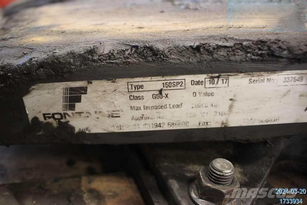 DAF XF 510 Chasis y suspención