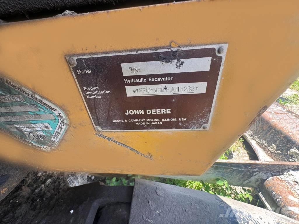 John Deere 75 G Mini excavadoras < 7t