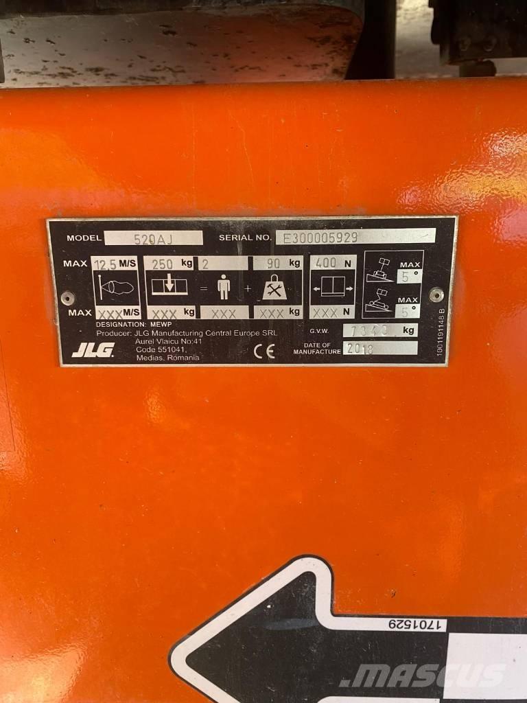 JLG 520 AJ Plataforma de trabajo articulada
